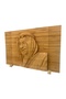 Wooden Portrait of His Highness Sheikh Dr. Sultan bin Muhammad Al Qasimi - 5
