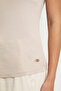 Women's Stone Crew Neck Basic T-Shirt 50321799-Vr049 - 6