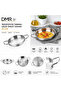 Dmr Life Esenso Model Induction Base Steel Omelette Pan 22 cm Without Lid 18/10