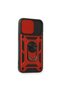 Apple iPhone 11 Case Pars Silicone with Lens Ring - Red - 2