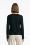 V-neck lace long sleeve blouse - 3
