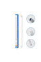LED Rechargeable Emergency Light 48W 6000mAh with Magnetic Detachable Lamp - White - 8