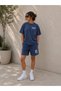 Women's Oversize Washed Shorts Set Trendy Street Fashion - 2