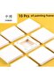 10cmx10cm 10Pcs Mini Oil Painting Frames Wooden Decorative Art Frames For Home Wall Desk Decoration - 2