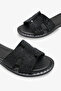 Camila Women's Genuine Leather Stone Slippers - Black - 5