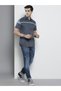 Men Blue Mid Wash Slim Fit Jeans - 5