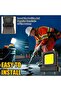 Black High Luminosity Cordless LED Work Light Universal for Makita Milwaukee Dewalt Bosch 18V-21V Ba - 5