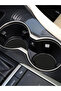 4pcs/set New Car Cup Holder Anti-Slip Silicone Insert Coaster Mat Universal Car Accessories Black... - 5