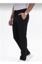 Jeans Joger Cut Black Pants with Elastic Waist
