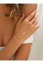 1 Piece of Simple Water Drop 18K Gold Plated Stainless Steel Bracelet, Suitable for Women's Daily Wear and Gifts