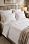 Pearl 2 Pieces White Cotton Satin Striped 50 X 70 cm Pillowcase - 4