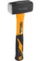Stoning Hammer 1500g Heavy Duty Striking Tool for Masonry, Stone Breaking, Construction, Demolition - 3