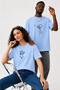 Couple Combination Men's - Women's Oversize T-Shirt 100% Cotton Printed Comfortable Fit Lover's T-Shirt Price for 2 Pieces