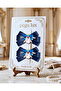 2-Pack Little Mini Lux Dark Blue Grogren Ribbon with Stone Closure, Holiday, Celebration, Special Day