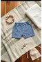 Dog-Patterned Collar T-Shirt and Striped Shorts Summer Baby Boy Set - 4