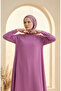 Crepe Fabric Casual Tunic 1011-09 Dried Rose - 2