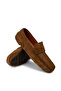 Men's Genuine Suede Tan Color Penny Loafer - 4