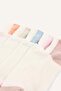 Women's Printed 5-Piece Cotton Sneaker Socks I0790Axns - 4