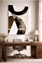 Black and Bronze Minimalist Geometric Decorative Tempered Glass Table - Business, Home and School Table - 3