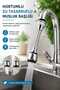 Water-Saving Faucet Head with Hose, 2-Mode Flexible Spiral Kitchen and Bathroom Faucet Nozzle Apparatus