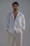 Oversize Basic Shirt with Pockets White - 3