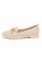 Women's Stylish Buckle Casual Loafer Ballerinas - 7
