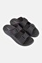 Men Slip On Arabic Sandals, Dark Brown - 2