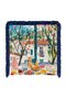 Spring Garden Home View Fringed Cushion Cover - Navy Blue Tasseled Mediterranean Style Pillowcase - 7