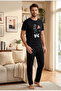 Lo Ve Printed Cotton Lover Couple Pajama Set - 3