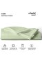 3PC Flat Sheet With 2 Pillowcase - 160x220cm / 63''x 86'' Mint Supersoft Wrinkle Free Shrink Resistant Easy Fit and Breathable Bed Sheet - 6