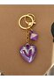 Gold Heart Keychain |   Bag Accessory |   Heart Keychain