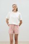 Salmon Pleated Women's Shorts