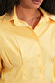 Women's Waist-Fitted Poplin Shirt 20384 - Yellow - 5