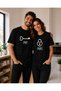 Unisex Oversize T-Shirt Mr Mrs Printed 100% Cotton T-Shirt Comfortable Fit (Products Sold Individually)