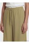 Alita City Women's Linen Blend Trousers with Elastic Waist and Contrast Trim - 3