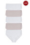 Women's Premium Quality 5-Piece Laser Cut Cotton Panties with Recovery Effect - 3
