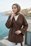Women's Belted Hijab Kimono 1177