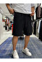 Black C Embroidered Basic Shorts C-013 - 2