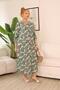 Plus Size Cotton Shirt Dress - 5