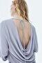 Cowl-back top