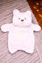 Welsoft Baby Diaper Set with Teddy Bear Embroidery and Pillows - Cream - 2