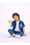 3-Piece Summer Boy's Suit with Letter a Embroidery, Badili Jeans Shirt and Jeans Pants - 2