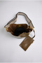 Olive Green Adjustable Strap Bucket Shape Soft Faux Leather Shoulder Crossbody Bag 2591 Cnt0007 - 5