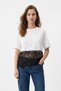 Ecru Crew Neck Skirt Lace Detailed T-Shirt 07 - 2
