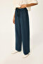High Waist Washed Gabardine Pants - 2