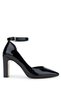 Women's Faux Leather Black Patent Leather Heeled & Stiletto Shoes