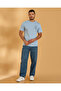 Men Blue Printed T-Shirt - 5