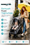 Luxury Zippered Stroller Baby Car Rain Cover Is Suitable for Travel, 12 Micron Phthalate-Free, Tested.
