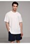 Comfort Fit Round Neck Plain Men's White Short Sleeve T-Shirt