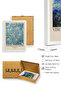 White Wooden Framed 3 Piece Set Painting Huhu269 - Triple Painting Set White Frame - 2
